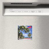 zWS010 LEFAGA, Paradise Beach, SAMOA, Kühlschrank Magnet (In Situ (Geschirrspüler))