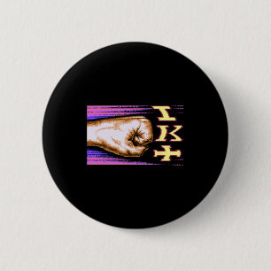 Zx Spectrum C64 Karate 8-Bit Retro Button