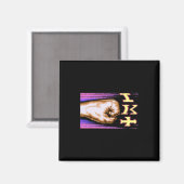 Zx Spectrum C64 Karate 8-bit Retro  Magnet (Vorderseite/Rückseite)