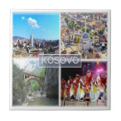 zXK005 KOSOVO, Europa, Fliese (Vorderseite)