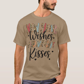 ZXkJ Neujahr Wishings Mitternacht Kisses Family Ma T-Shirt