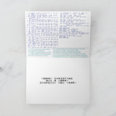 ZXSpectrum Ren-Weihnachtskarte Feiertagskarte (Innenseite)