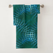 Zyan-spitzes Gitter, gespritzt oder aufgeblasen Badhandtuch Set (Insitu)