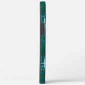 Zyan-spitzes Gitter, gespritzt oder aufgeblasen Case-Mate iPhone Hülle (Rückseite / Rechts)