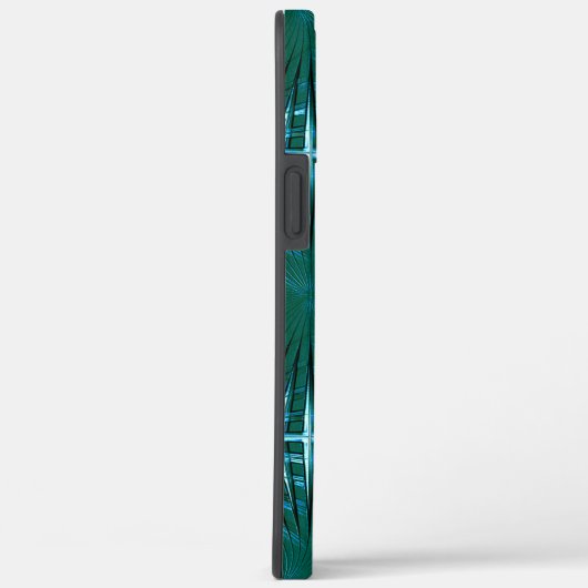 Zyan-spitzes Gitter, gespritzt oder aufgeblasen Case-Mate iPhone Hülle (Rückseite / Rechts)