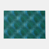 Zyan-spitzes Gitter, gespritzt oder aufgeblasen Fußmatte (Vorderseite)