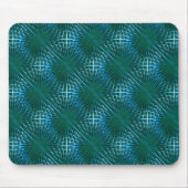 Zyan-spitzes Gitter, gespritzt oder aufgeblasen Mousepad (Vorne)