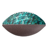 Zyanfarbener, grauer, geriffter oder anderer Stein Football (Gedreht 90)