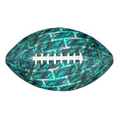 Zyanfarbener, grauer, geriffter oder anderer Stein Football (Vorderseite)
