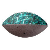 Zyanfarbener, grauer, geriffter oder anderer Stein Football (Gedreht 270)