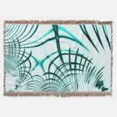 Zyanisch-gekrümmte Spur auf hellem Hintergrund Decke (Vorderseite)