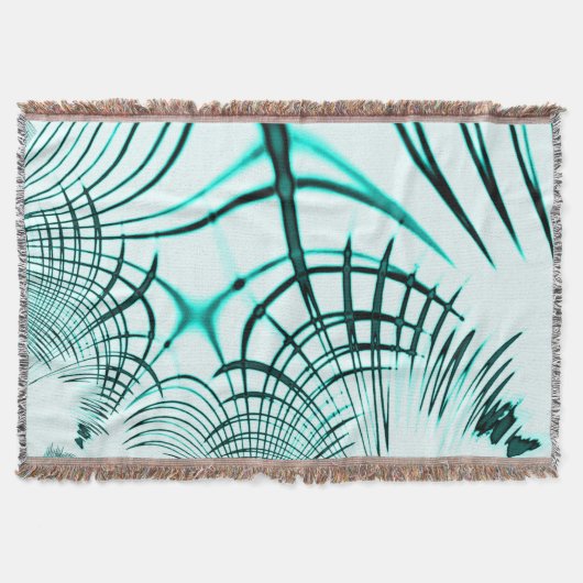 Zyanisch-gekrümmte Spur auf hellem Hintergrund Decke (Vorderseite)