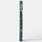 Zyanisch zerrissene Streifen aus verschmierten und Case-Mate iPhone Hülle (Rückseite / Rechts)