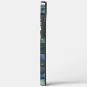 Zyanisch zerrissene Streifen aus verschmierten und Case-Mate iPhone Hülle (Rückseite / Links)