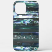 Zyanisch zerrissene Streifen aus verschmierten und Case-Mate iPhone Hülle (Rückseite)