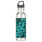 Zyanischer Fleck, graviert, gerieben oder anders z Edelstahlflasche (Vorderseite)