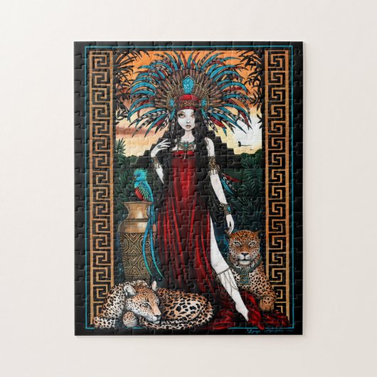 Zyanya Toltec Jaguar Puzzle (Vertikal)