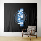 ZYBER HACK DEN PLANET WANDTEPPICH (Beispiel (Horizontal))