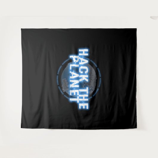 ZYBER HACK DEN PLANET WANDTEPPICH (Vorderseite (Horizontal))