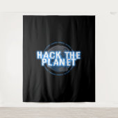 ZYBER HACK DEN PLANET WANDTEPPICH (Vorderseite)