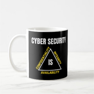 Zybersicherheit und Informatik Kaffeetasse