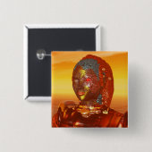 ZYBORG IST IN DER Science Fiction HYPERION VERDIEN Button (Vorne & Hinten)