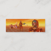 ZYBORG IST IN DER Science Fiction HYPERION VERDIEN Mini Visitenkarte (Rückseite)