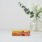 ZYBORG IST IN DER Science Fiction HYPERION VERDIEN Mini Visitenkarte (Stehend Vorderseite)