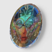 Zyborg Time Große Wanduhr (Winkel)