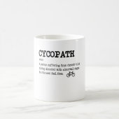 ZYCOPATH Funny Cycling Radfahrer Kaffeetasse (Mittel)