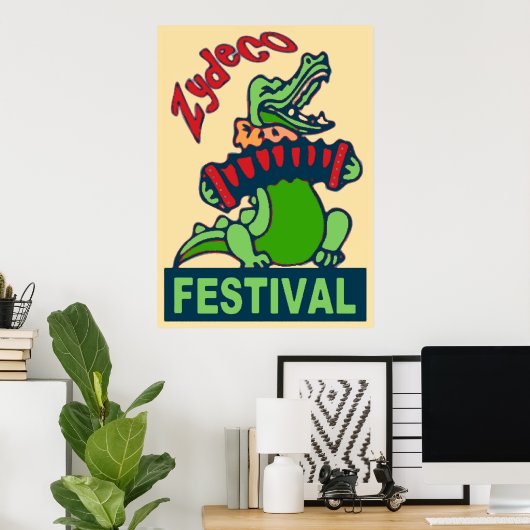 Zydeco Festival Poster (Heimbüro)