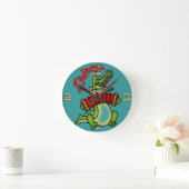 Zydeco Gator Clock Runde Wanduhr (Zuhause)