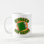Zydeco Inferno Cartoon Design Kaffeetasse (Links)