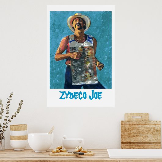 Zydeco Joe Poster (Küche)