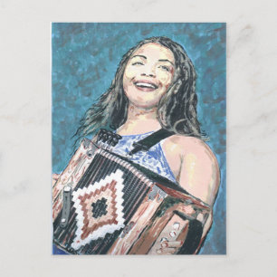 Zydeco Music Postkarte