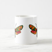 Zygaena carniolica - The Crepuscular Burnet Moth Kaffeetasse (Mittel)