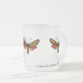 Zygaena carniolica - The Crepuscular Burnet Moth Mattglastasse (VorderseiteRechts)