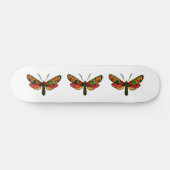 Zygaena carniolica - The Crepuscular Burnet Moth Skateboard (Horizontal)
