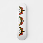 Zygaena carniolica - The Crepuscular Burnet Moth Skateboard (Vorne)