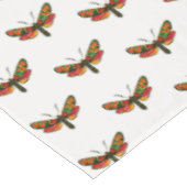 Zygaena carniolica - The Crepuscular Burnet Moth Tischdecke (Schrägansicht)