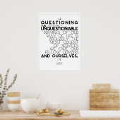 Zygmunt Bauman - Unbestrittene Fragen Poster (Küche)