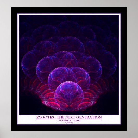 ZYGOTEN: DIE NÄCHSTE GENERATION (überarbeitet) Poster (Vorne)