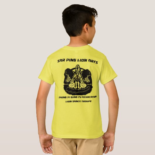 ZYKFA Sar Ping Lion Dance Youth Shirt (Schwarz voll)