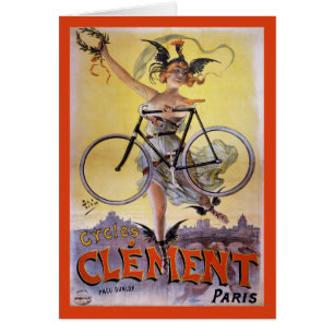 Zyklen Clément 1898 Vintages Werbungs-Plakat