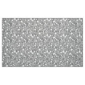 Zyklen Muster 210819 - Schwarz und Weiß Stoff (Fat Quarter (45,7 x 55,9 cm))