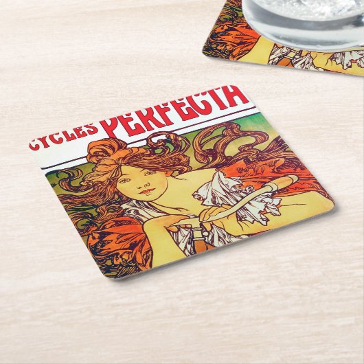 Zyklen Perfecta, Mucha Rechteckiger Pappuntersetzer (angewinkelt)