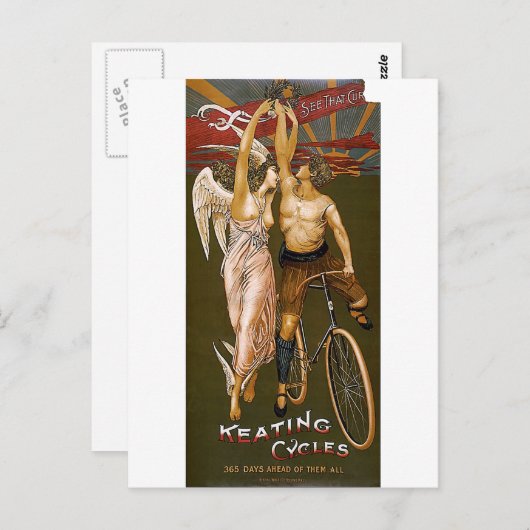 Zyklen Postkarte (Vorne/Hinten)