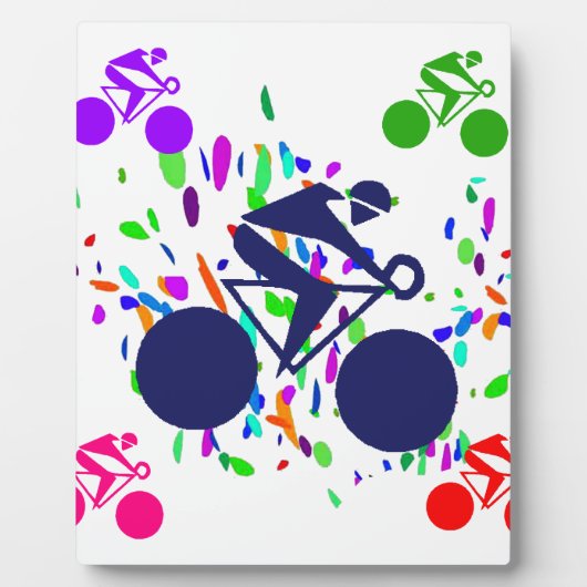 ZYKLING FOTOPLATTE (Vorderseite)