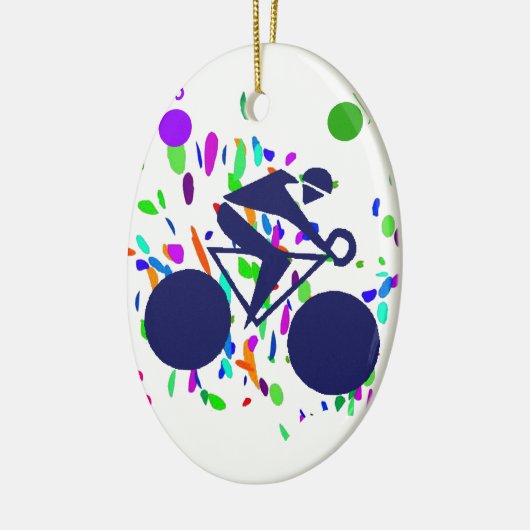 ZYKLING KERAMIK ORNAMENT (Links)