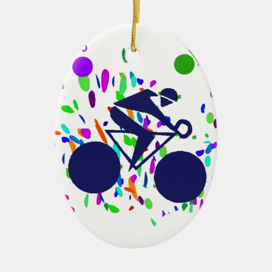 ZYKLING KERAMIK ORNAMENT (Vorne)